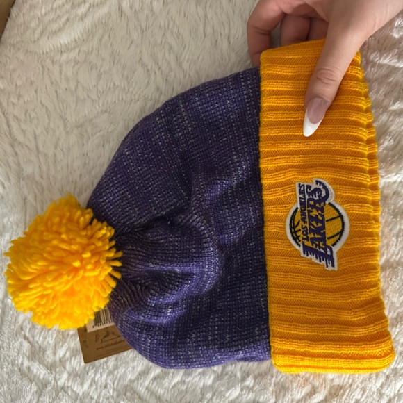 New never used Lakers beanie💜💛 - Picture 2 of 4